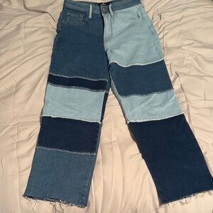 Color Block Patchwork Jeans from Hollister